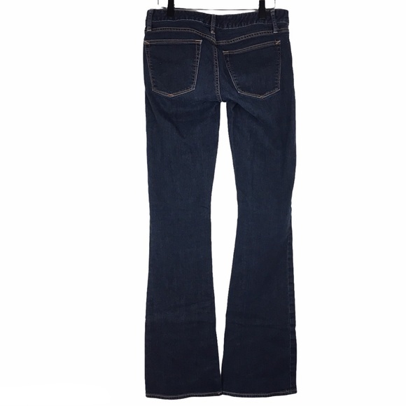 GAP Jeans Curvy Bootcut Low Rise Dark Wash Stretch Size 28/6xl Extra Long Inseam - Picture 4 of 11